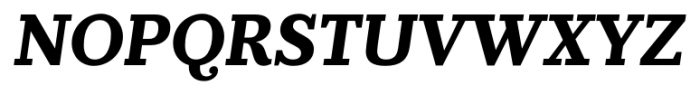 Prumo Slab Bold Italic Font UPPERCASE