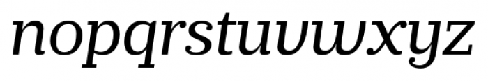 Prumo Slab Book Italic Font LOWERCASE