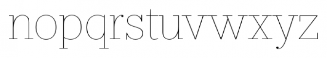Prumo Text Hairline Font LOWERCASE