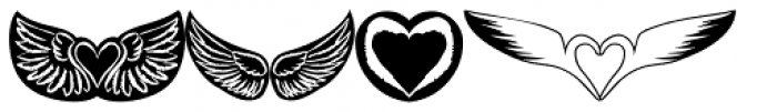 PR-Hearts-Take-Wing-01 Font UPPERCASE