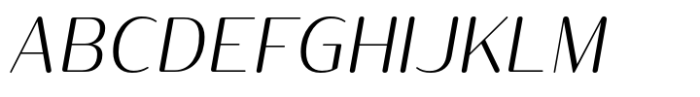 Prachak Light Italic Font UPPERCASE