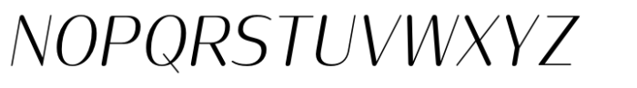 Prachak Light Italic Font UPPERCASE