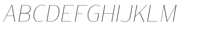 Prachak Thin Italic Font UPPERCASE