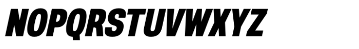 Prachason Neue Condensed Black Italic Font UPPERCASE