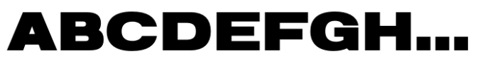 Prachason Neue Expanded Black Font UPPERCASE
