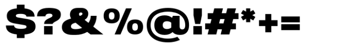 Prachason Neue Expanded Extra Bold Font OTHER CHARS