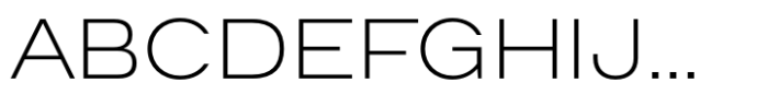 Prachason Neue Expanded Extra Light Font UPPERCASE