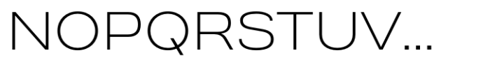 Prachason Neue Expanded Extra Light Font UPPERCASE