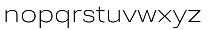 Prachason Neue Expanded Extra Light Font LOWERCASE