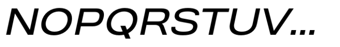 Prachason Neue Expanded Italic Font UPPERCASE