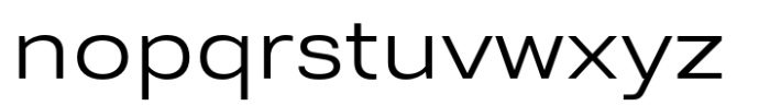Prachason Neue Expanded Light Font LOWERCASE
