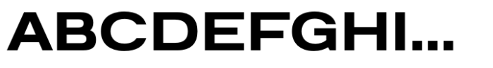 Prachason Neue Expanded Semi Bold Font UPPERCASE