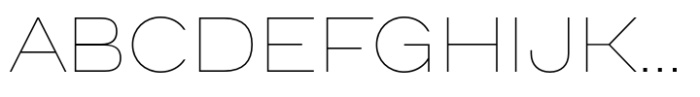 Prachason Neue Expanded Thin Font UPPERCASE