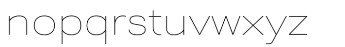 Prachason Neue Expanded Thin Font LOWERCASE