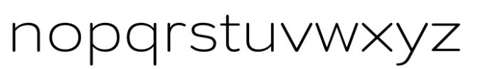 Prachason Neue Mon Expanded Extra Light Font LOWERCASE