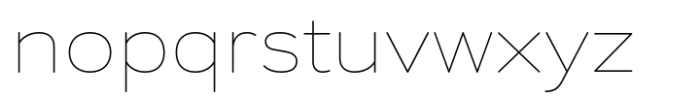 Prachason Neue Mon Expanded Thin Font LOWERCASE