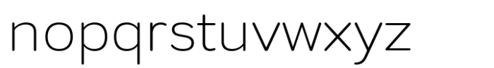 Prachason Neue Mon Semi Expanded Extra Light Font LOWERCASE