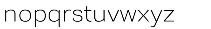 Prachason Neue Semi Expanded Extra Light Font LOWERCASE