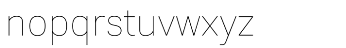 Prachason Neue Thin Font LOWERCASE