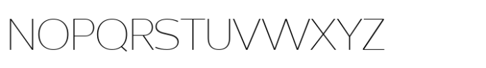 Pradock Sans Thin Font UPPERCASE
