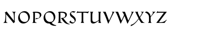 Praetorian Regular Font LOWERCASE