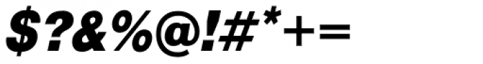 Pragmatica Cond Black Oblique Font OTHER CHARS