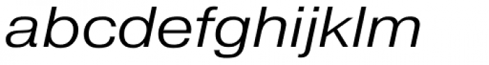 Pragmatica Ext Light Oblique Font LOWERCASE