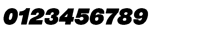 Pragmatica Next Black Slanted Font OTHER CHARS