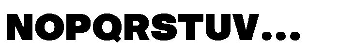Pragmatica Next Black Font UPPERCASE