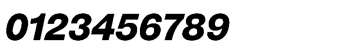 Pragmatica Next Bold Slanted Font OTHER CHARS