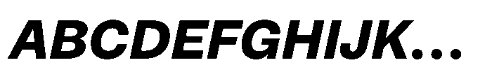 Pragmatica Next Bold Slanted Font UPPERCASE
