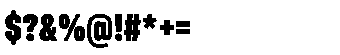 Pragmatica Next Compressed Black Font OTHER CHARS