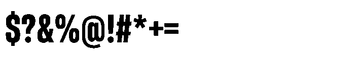Pragmatica Next Compressed Bold Font OTHER CHARS