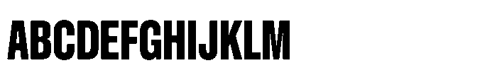 Pragmatica Next Compressed Bold Font UPPERCASE