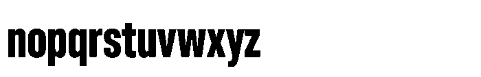 Pragmatica Next Compressed Bold Font LOWERCASE