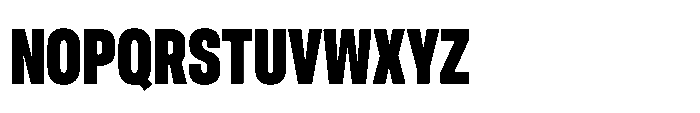 Pragmatica Next Compressed Extra Bold Font UPPERCASE