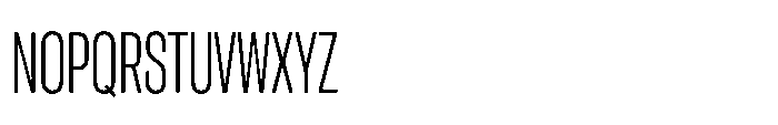 Pragmatica Next Compressed Extralight Font UPPERCASE