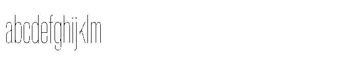 Pragmatica Next Compressed Hairline FONT