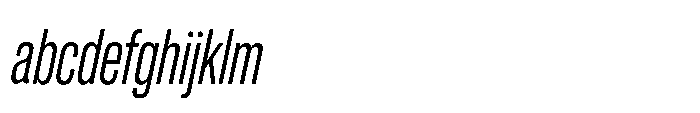 Pragmatica Next Compressed Light Slanted FONT