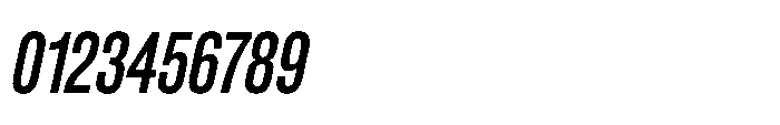 Pragmatica Next Compressed Medium Slanted Font OTHER CHARS