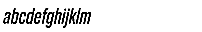 Pragmatica Next Compressed Medium Slanted FONT