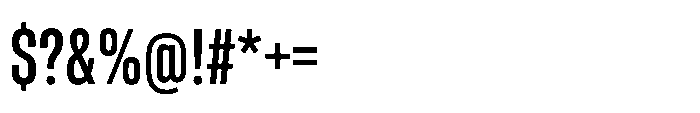 Pragmatica Next Compressed Medium Font OTHER CHARS