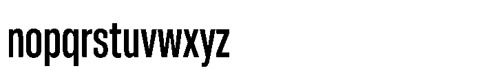 Pragmatica Next Compressed Medium Font LOWERCASE
