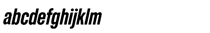 Pragmatica Next Compressed Semi Bold Slanted FONT