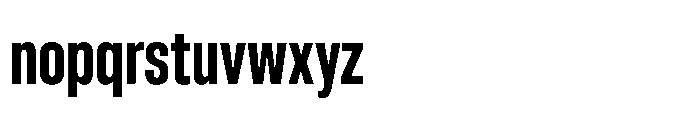 Pragmatica Next Compressed Semi Bold Font LOWERCASE