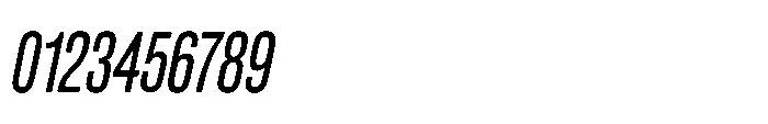 Pragmatica Next Compressed Slanted Font OTHER CHARS