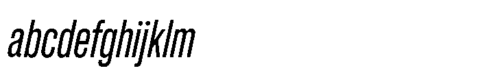 Pragmatica Next Compressed Slanted FONT