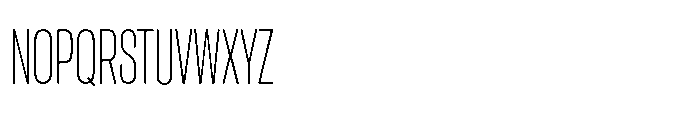 Pragmatica Next Compressed Thin Font UPPERCASE