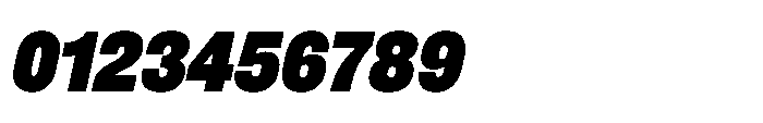 Pragmatica Next Condensed Black Slanted Font OTHER CHARS