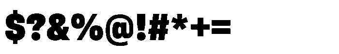 Pragmatica Next Condensed Black Font OTHER CHARS